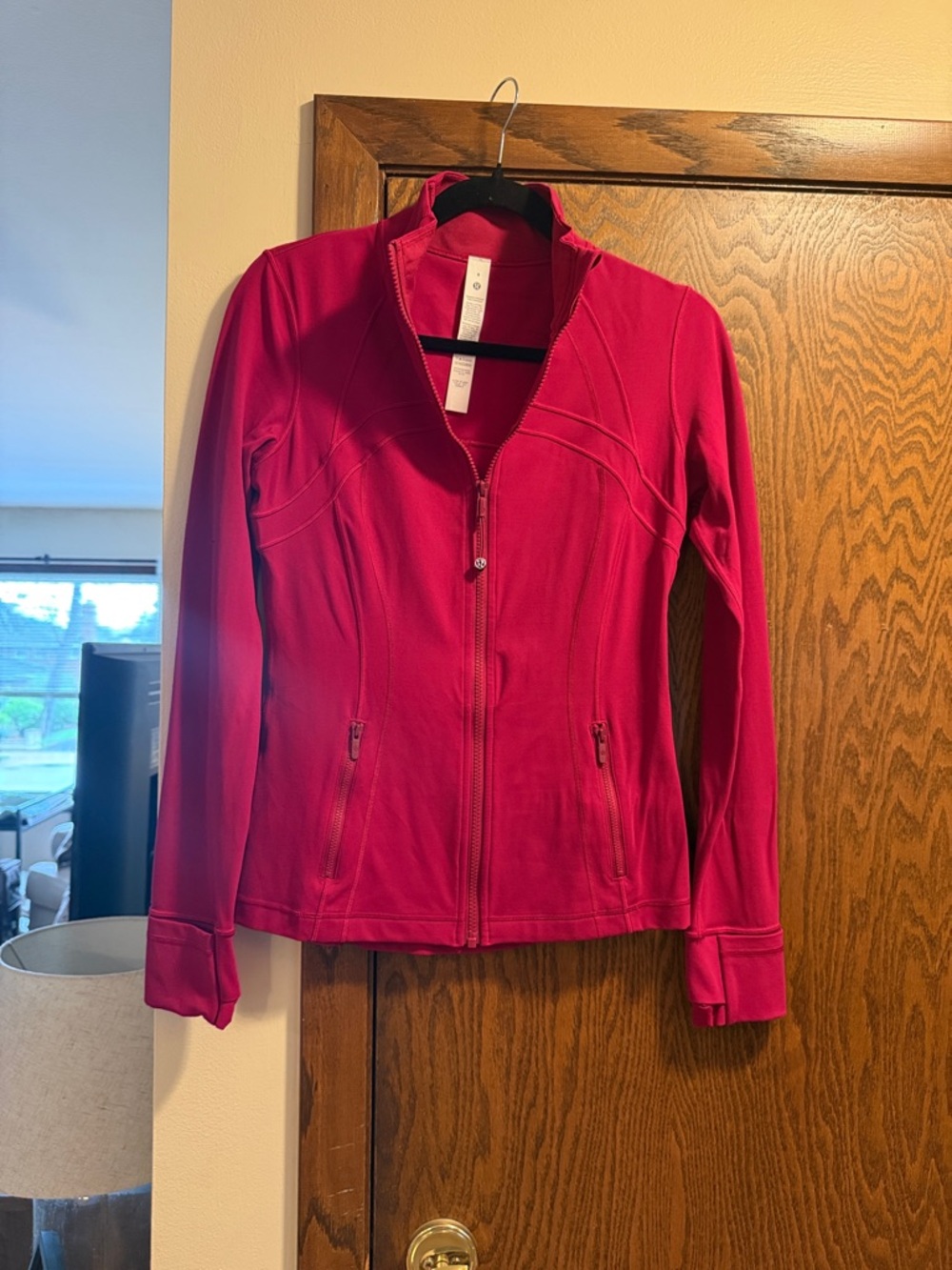 lululemon athletica Magenta Full-Zip Utility Jacket